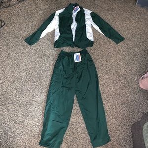 Green & White Tracksuit